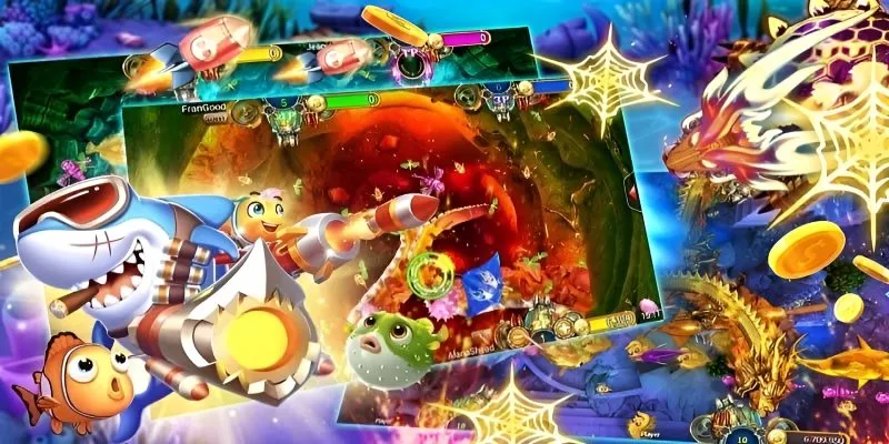 Chơi game bắn cá trên điện thoại dễ ăn với cá ở gần