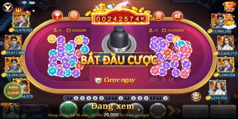 Giới thiệu về tài xỉu không tang