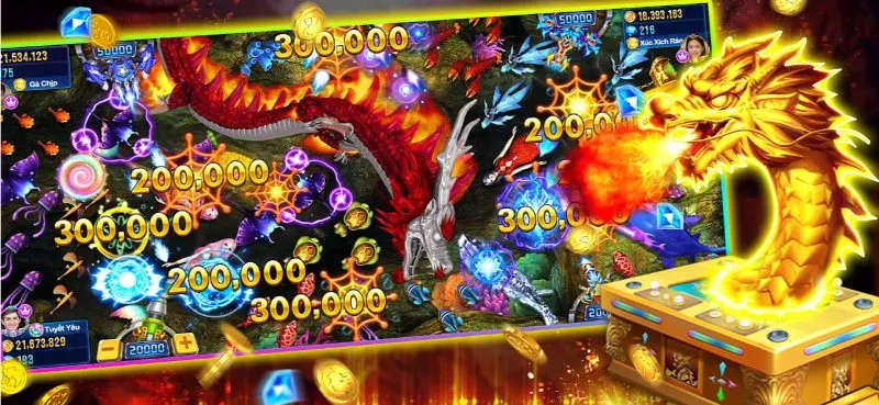 Hoàn trả tiền 0,8% Bắn Cá - Slots siêu hấp dẫn tại TYPHU88