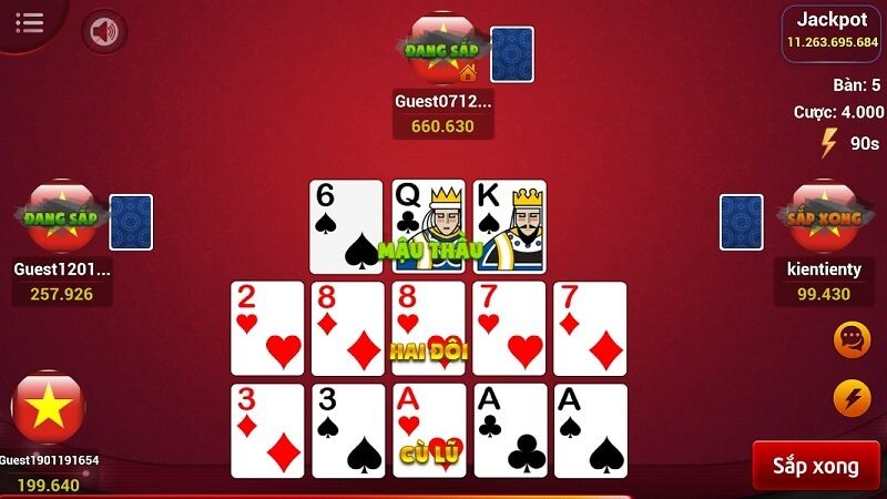 Hướng dẫn chơi Mậu Binh "hạ gục" đối thủ tại Typhu88