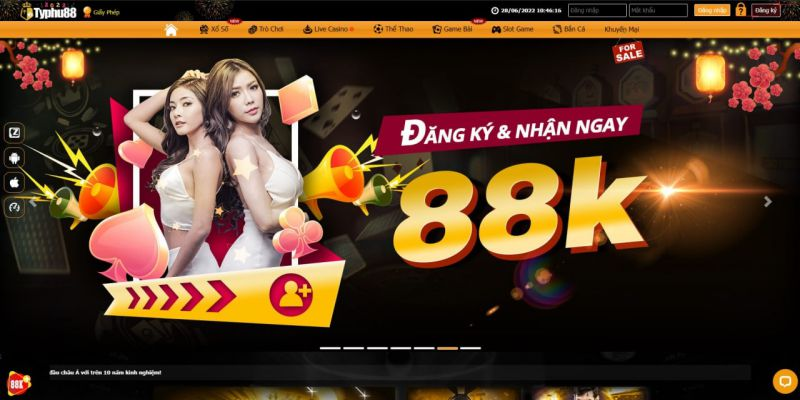 ưu đãi tải app và đăng ký Typhu88