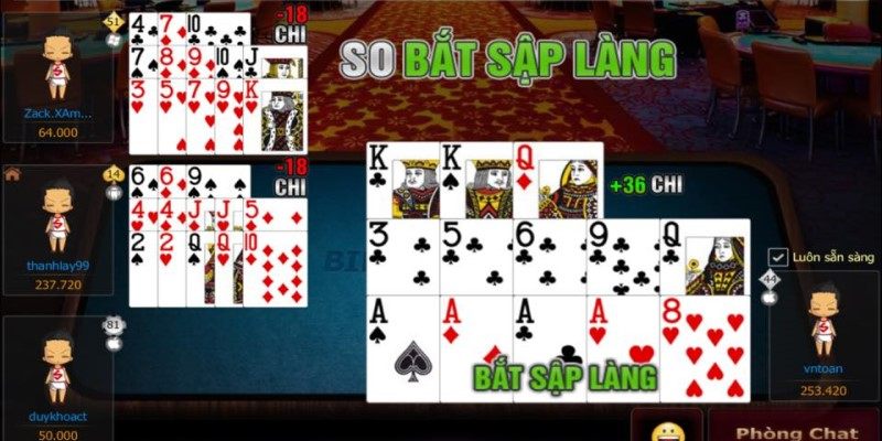 Nắm bắt quy luật, cách tính điểm Mậu Binh