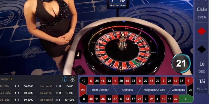 Quy trình diễn ra một ván Roulette tại nhà cái Typhu88
